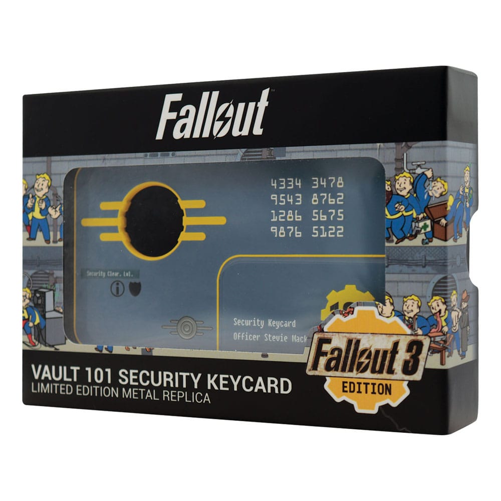 Fallout 3 réplique Vault 101 Security Keycard Limited Edition