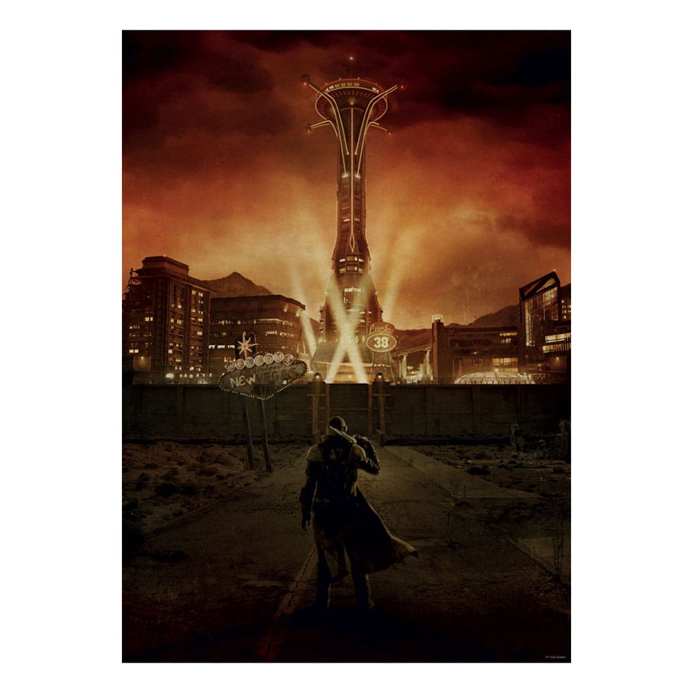 Fallout: New Vegas lithographie Limited Edition 42 x 30 cm