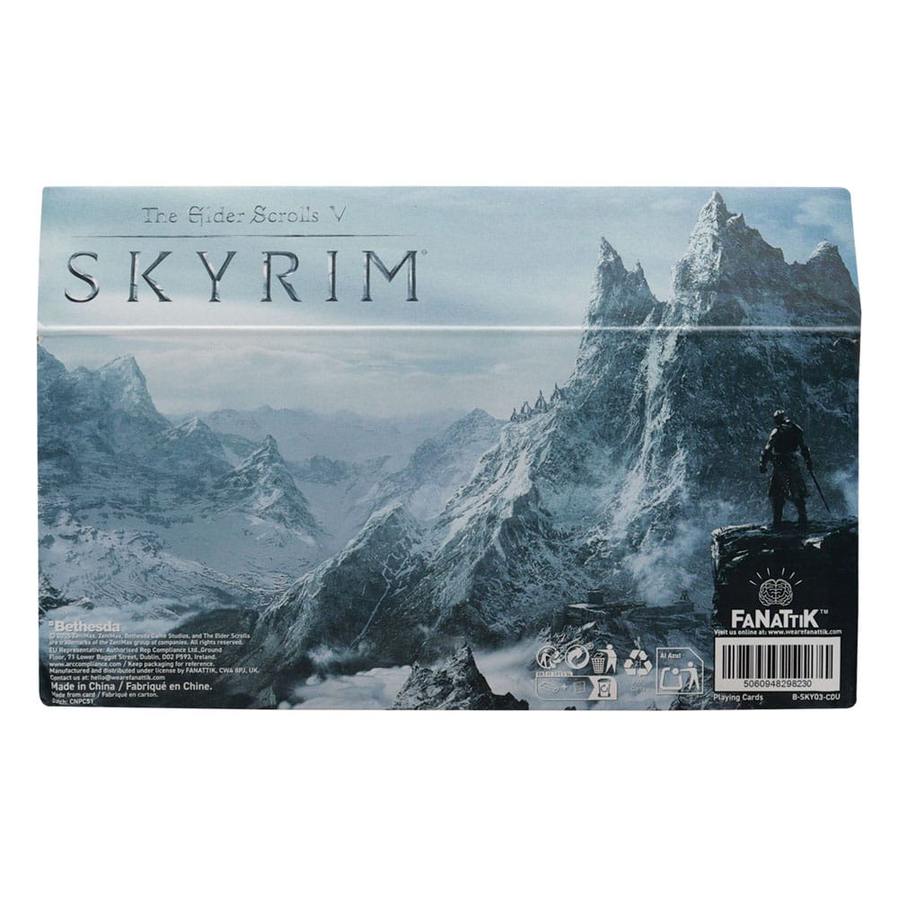 Elder Scrolls Skyrim jeu de cartes à jouer Boîte de présentation (12)