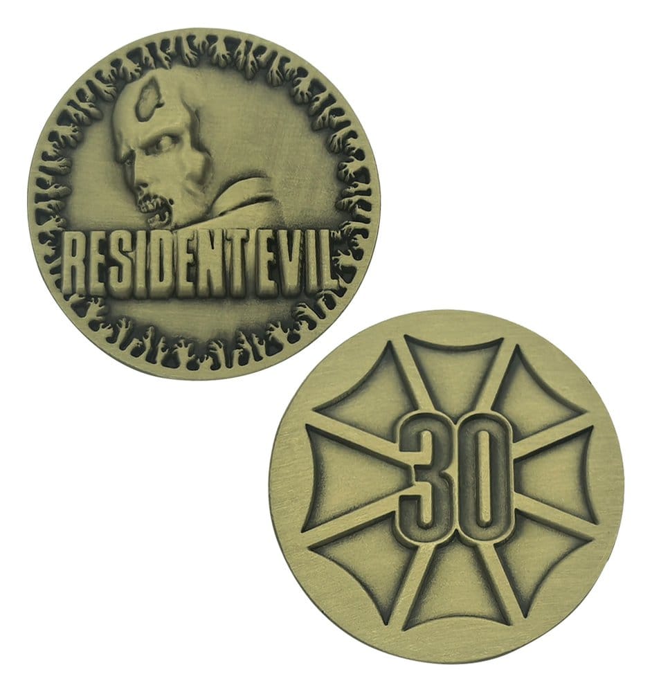 Resident Evil pièce de collection 30th Anniversary Antique Brass Edition