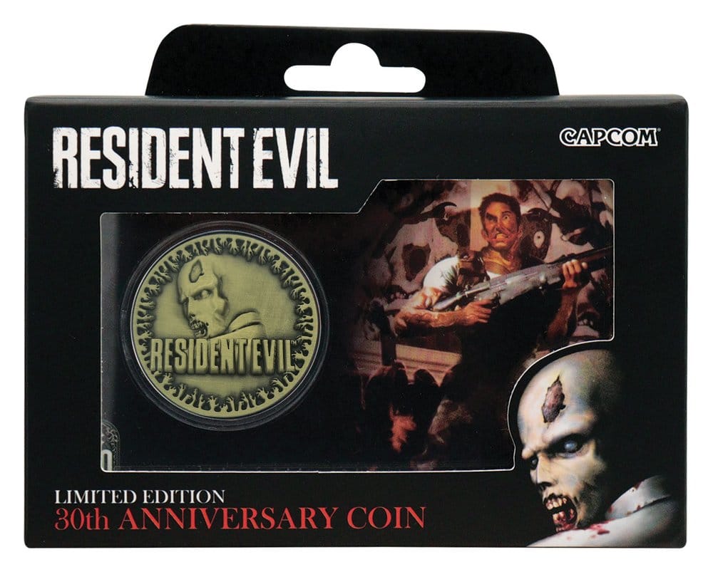 Resident Evil pièce de collection 30th Anniversary Antique Brass Edition