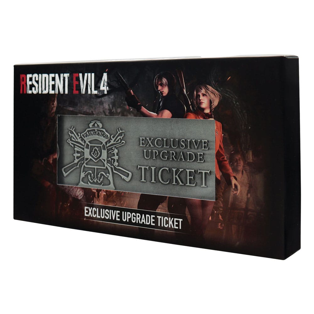 Resident Evil 4 réplique 1/1 Metal Exclusive Upgrade Ticket