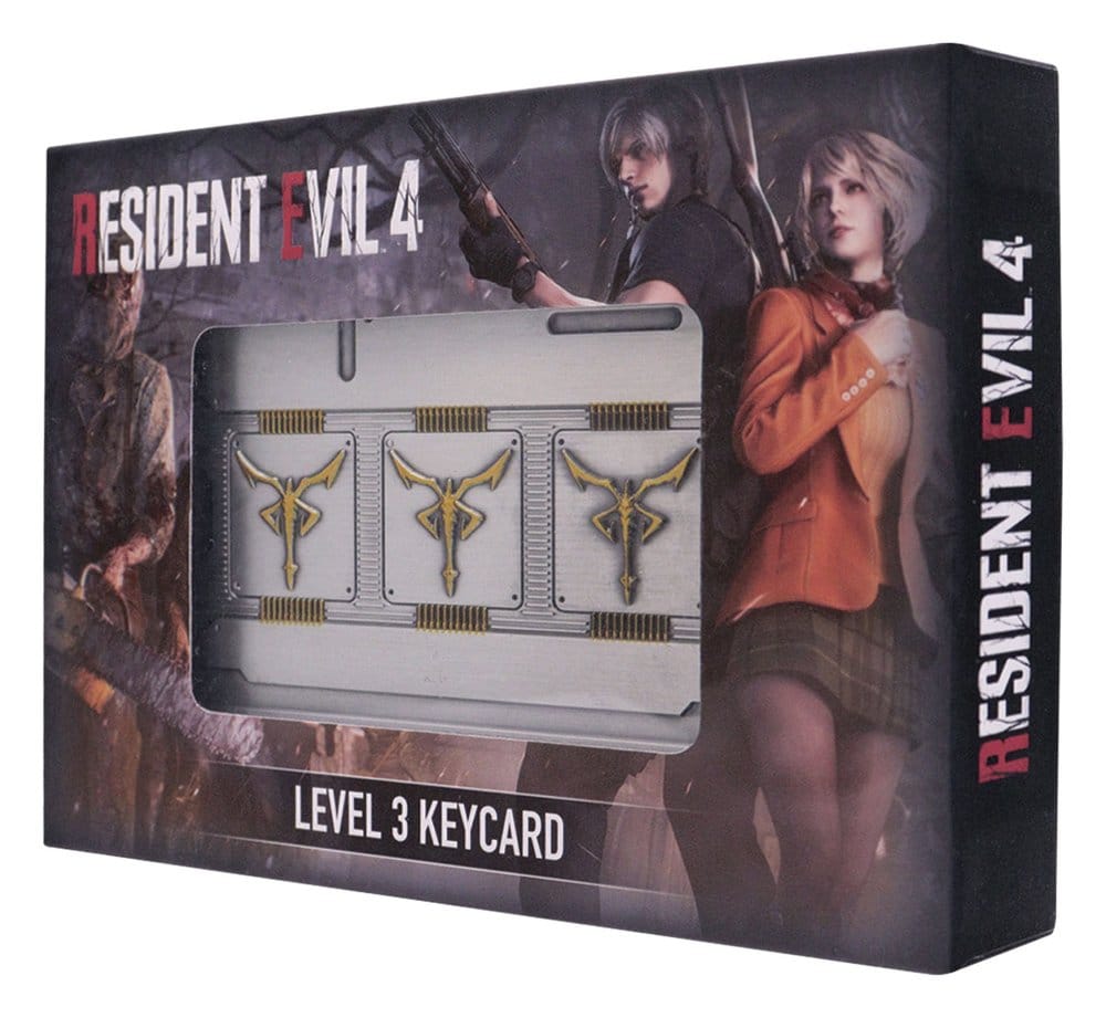 Resident Evil 4 pack 3 répliquen Level 3 Keycards Limited Edition