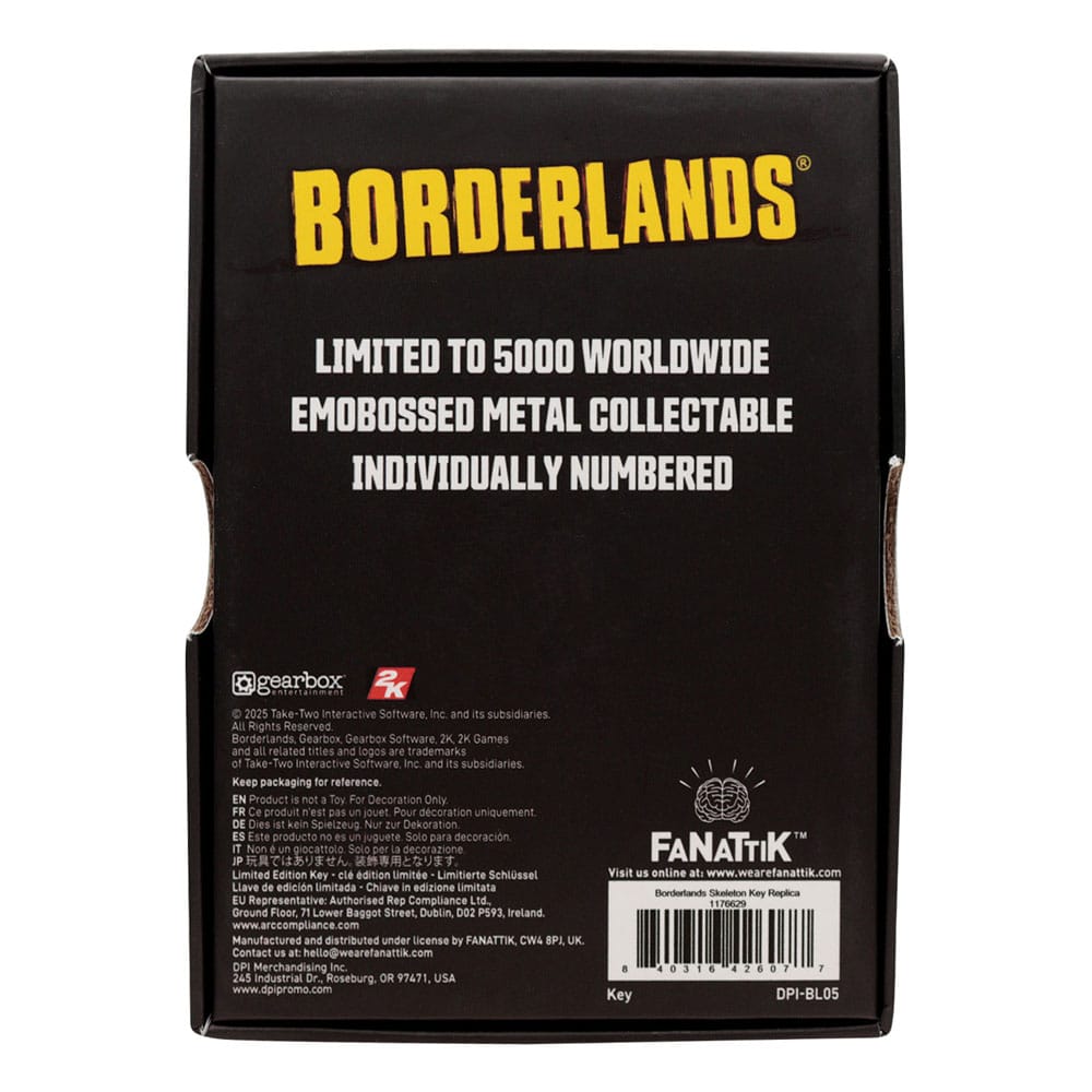 Borderlands réplique Gold Key