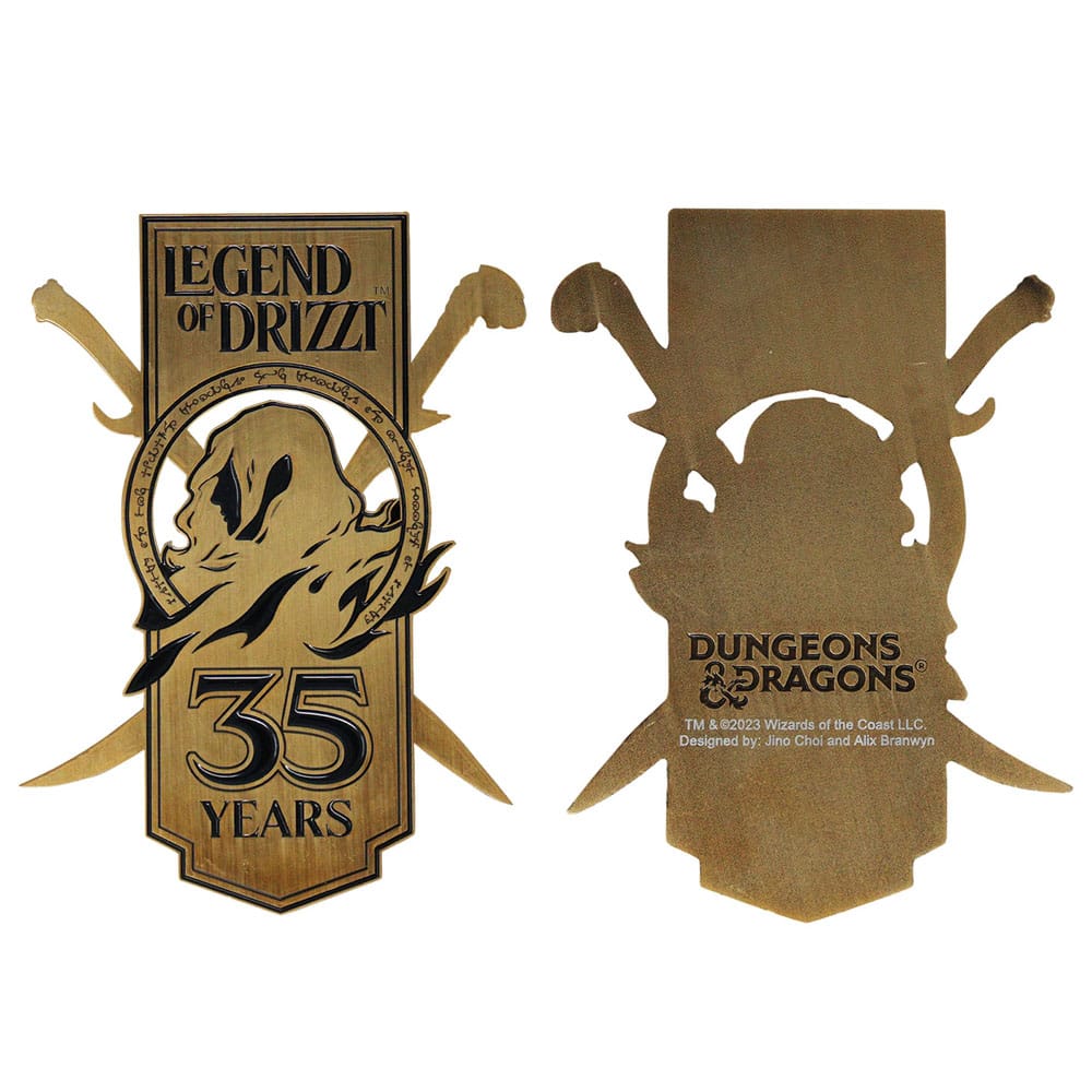 Dungeons & Dragons Lingot 35th Anniversary Legend of Drizzt Limited Edition