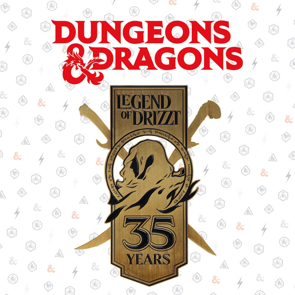 Dungeons & Dragons Lingot 35th Anniversary Legend of Drizzt Limited Edition
