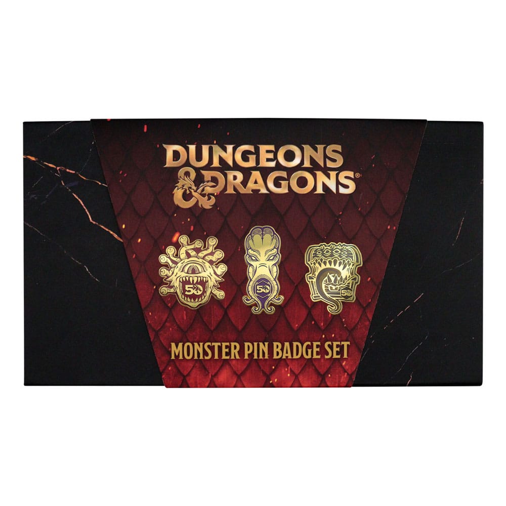 Dungeons & Dragons set 3 pin's 50th Anniversary