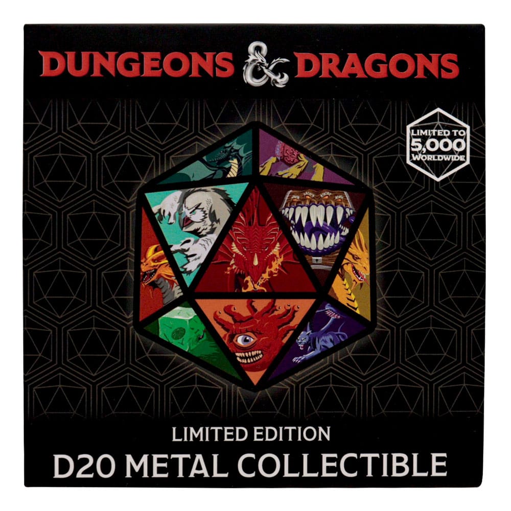 Dungeons & Dragons médaillon D20