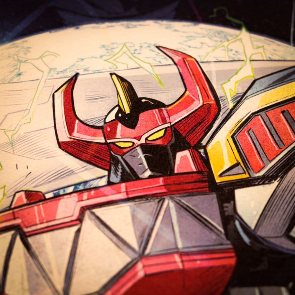 Power Rangers lithographie Limited Edition 42 x 30 cm