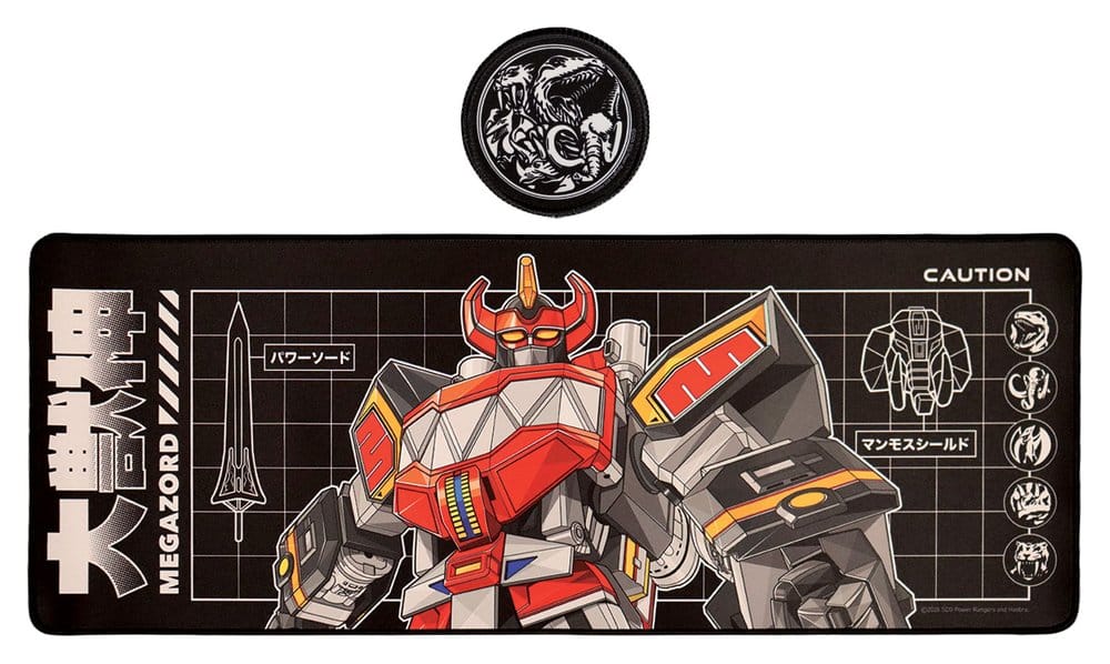 Power Rangers set sous-mains revêtu & sous-verre
