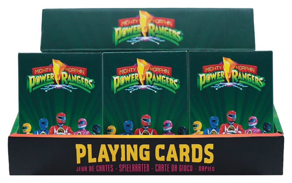 Power Rangers Jeu de Cartes Présentoir (12)