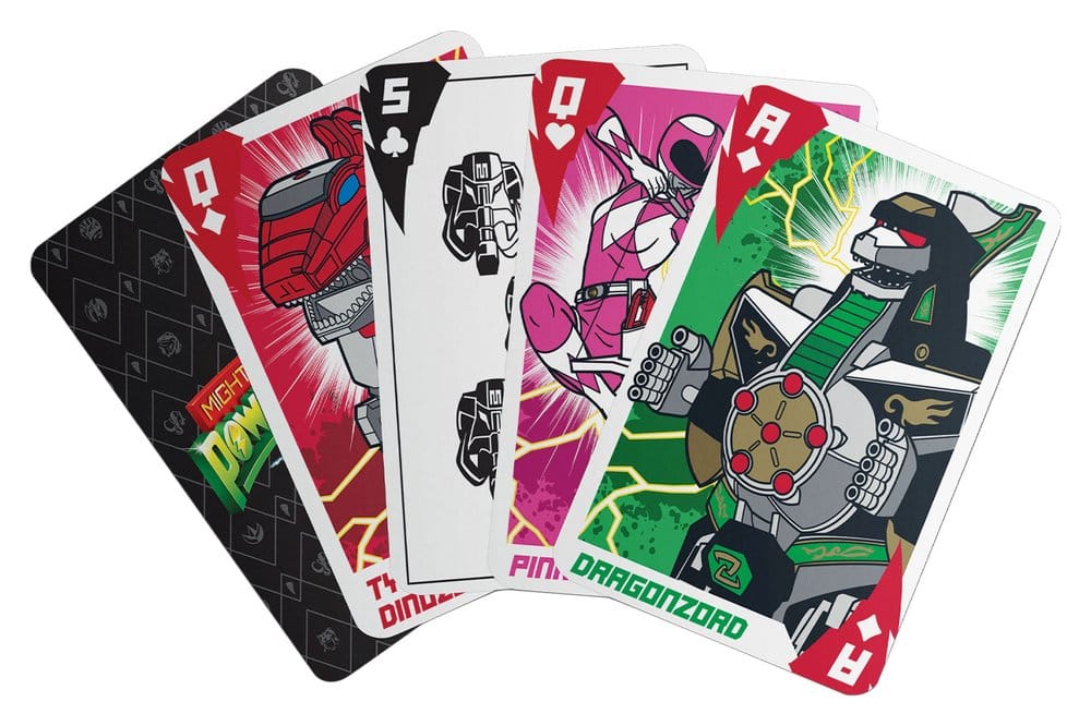 Power Rangers Jeu de Cartes Présentoir (12)
