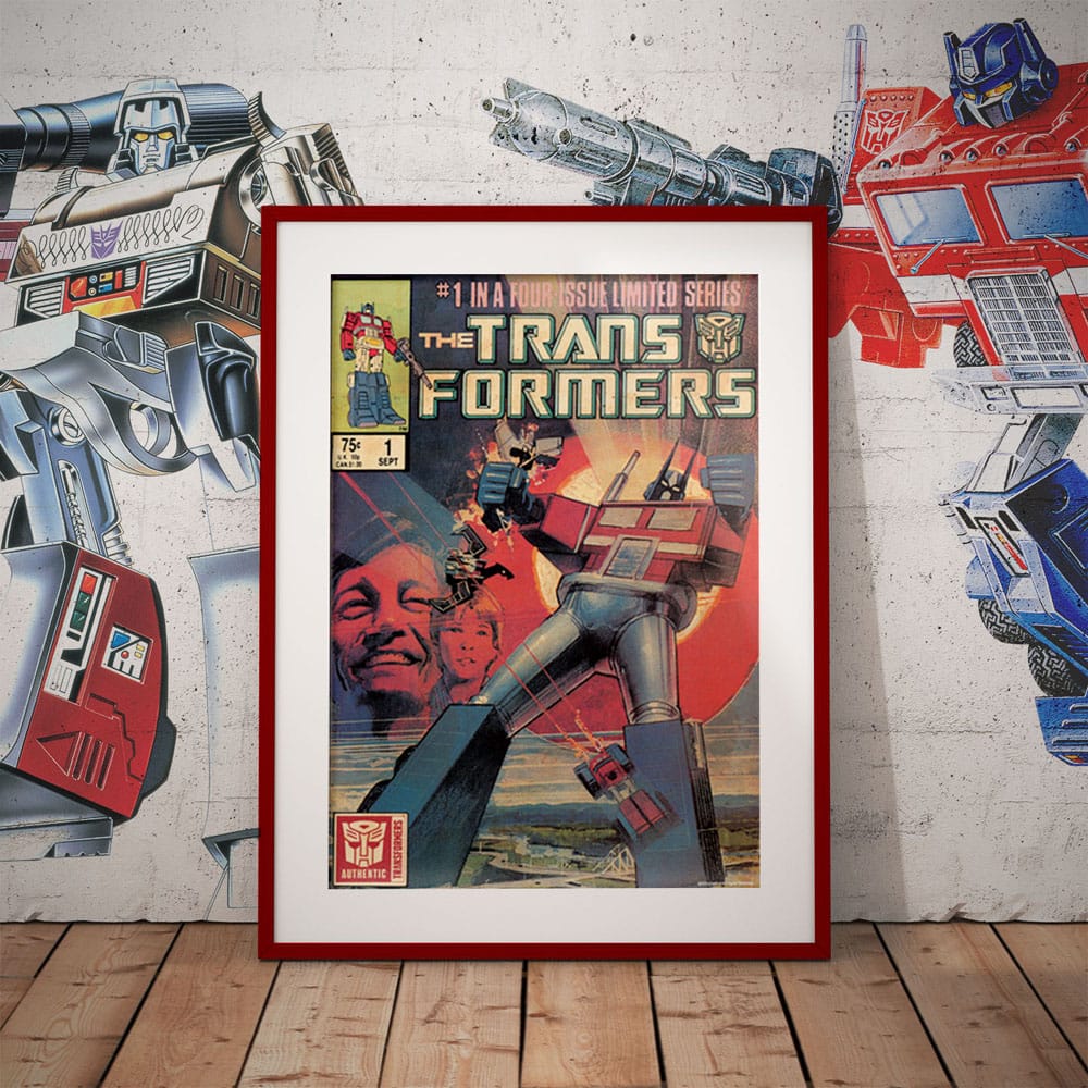 Transformers lithographie 40th Anniversary Limited Edition 42 x 30 cm