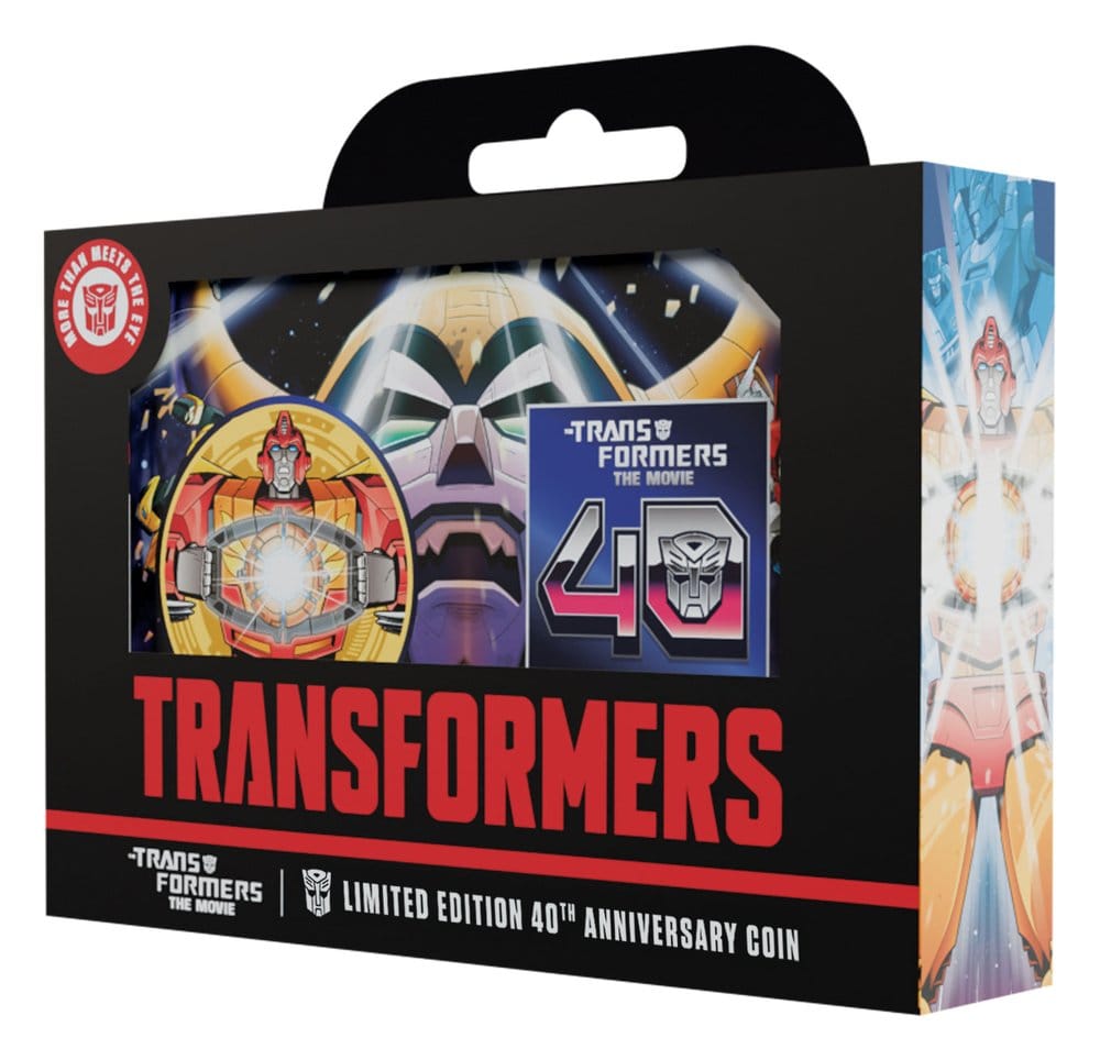 Transformers pièce de collection The Movie 40th Anniversary Limited Edition 24k Gold Plated