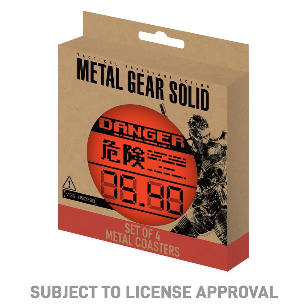 Metal Gear Solid pack 4 sous-verres