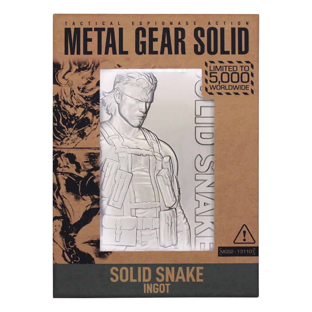 Metal Gear Solid 2 Lingot Snake Limited Edition