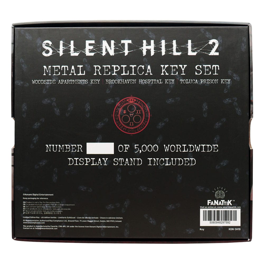 Silent Hill 2 set 3 répliques Keys