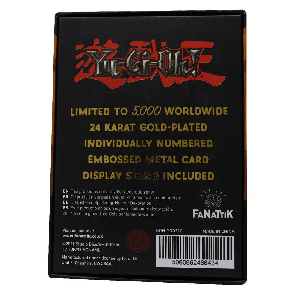 Yu-Gi-Oh! réplique Card Marshmallon (plaqué or)