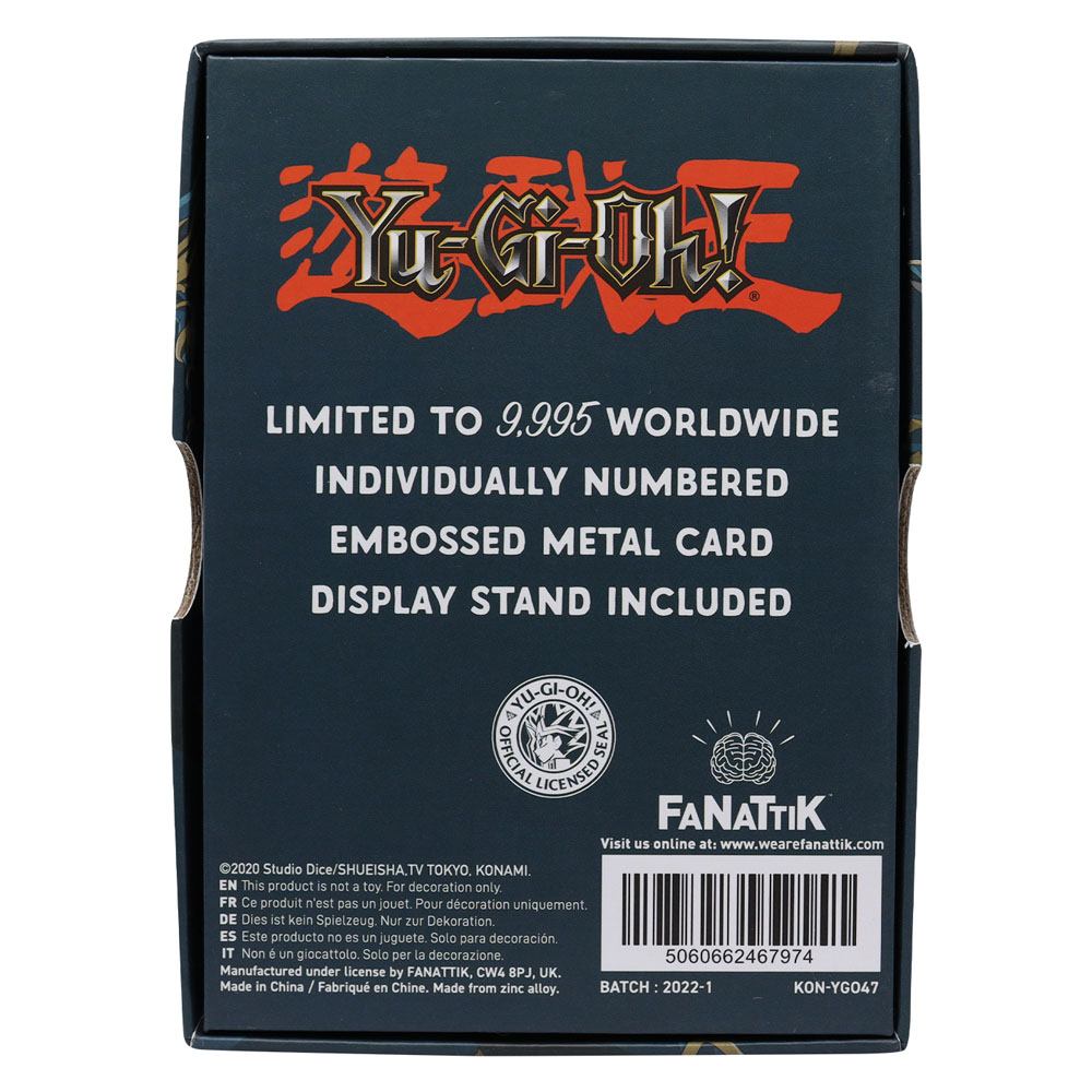 Yu-Gi-Oh! réplique Card Dark Paladin Limited Edition