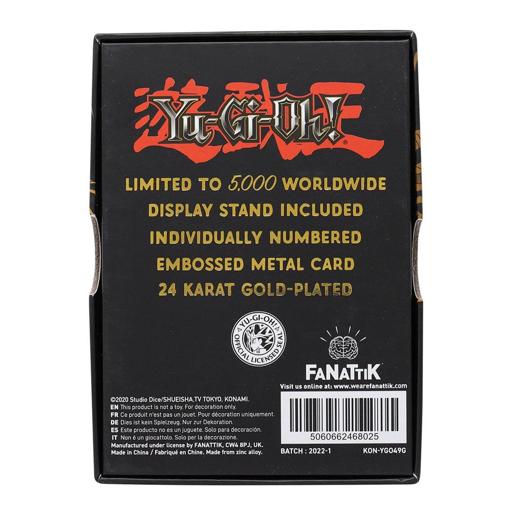 Yu-Gi-Oh! réplique Card B. Skull Dragon (plaqué or)