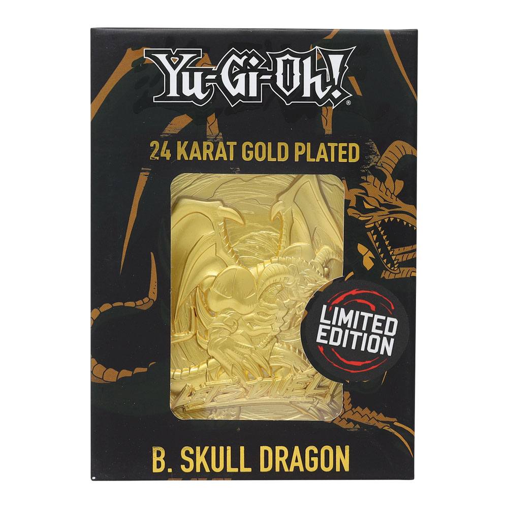 Yu-Gi-Oh! réplique Card B. Skull Dragon (plaqué or)