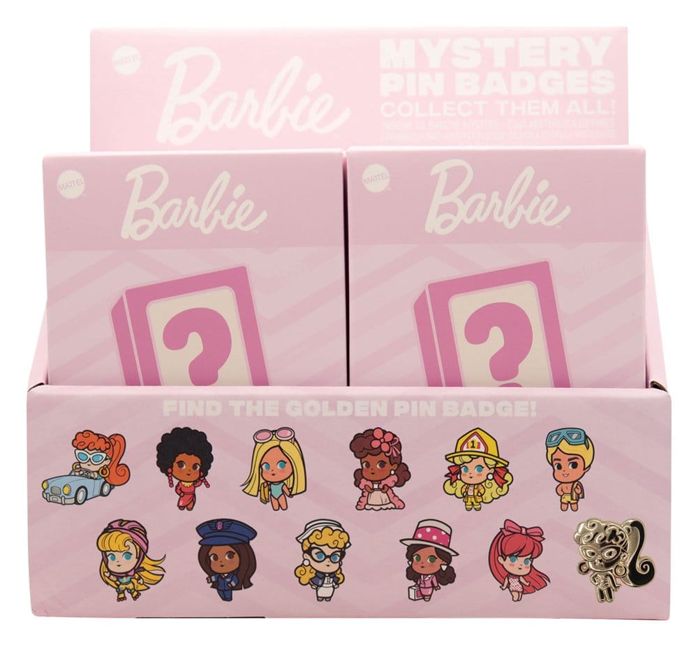 Barbie présentoir boîte-mystère Mystery Pin's Blind Box présentoir (12)