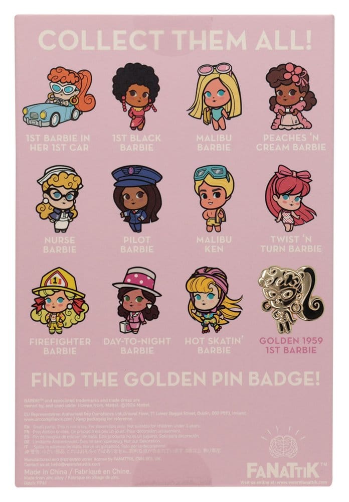 Barbie présentoir boîte-mystère Mystery Pin's Blind Box présentoir (12)