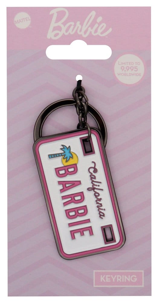 Barbie porte-clés plaque d'immatriculation Édition Limitée