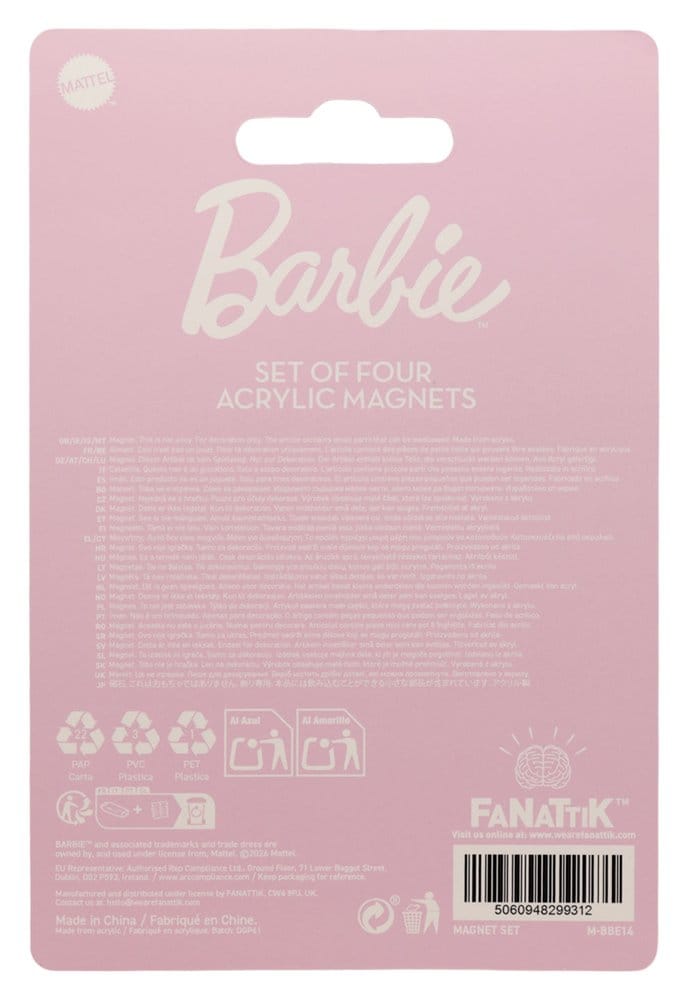 Barbie Set d'aimants Malibu Barbie