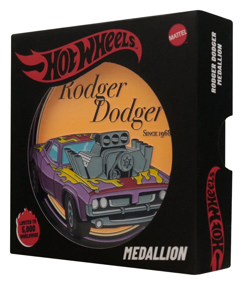 Hot Wheels médaillon Rodger Dodger Limited Edition