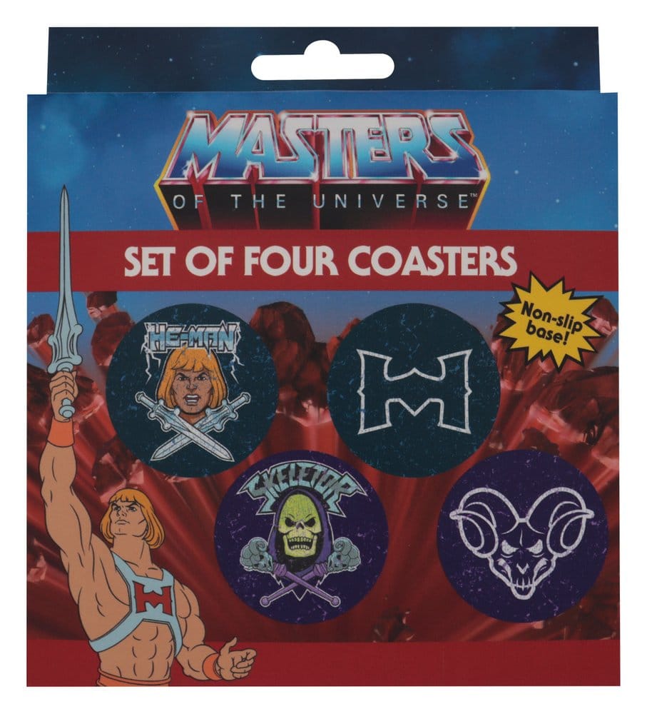 Masters of the Universe pack 4 sous-verres Printed Metal