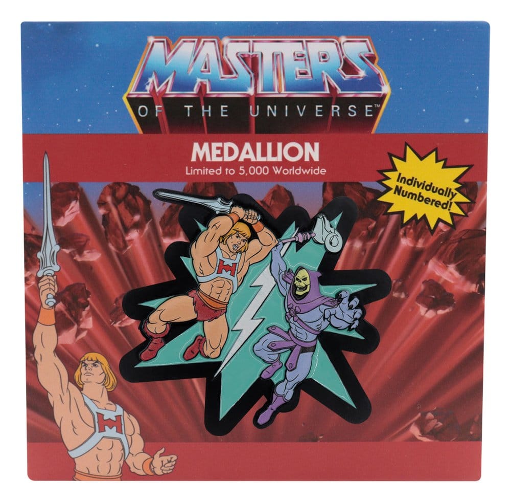 Masters of the Universe médaillon He-Man vs Skeletor Limited Edition
