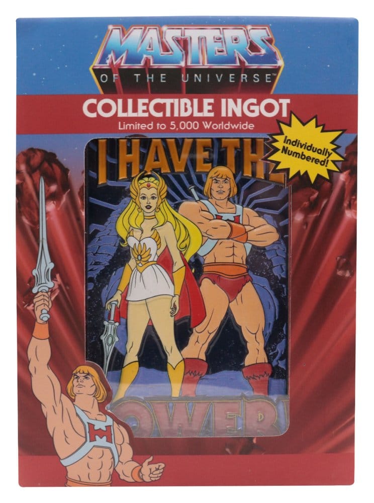 Masters of the Universe Lingot He-Man & She-Ra Limited Edition
