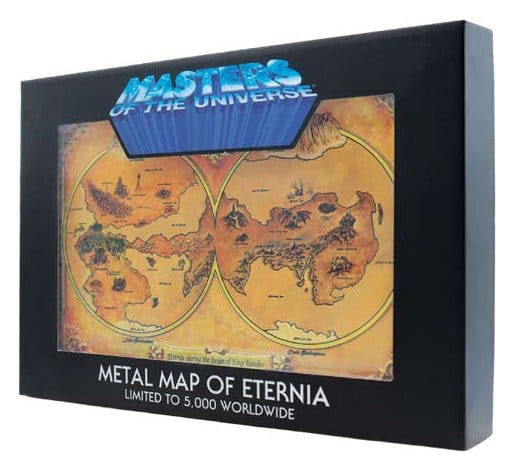 Masters of the Universe réplique Metal Map of Eternia Limited Edition 10 x 15 cm