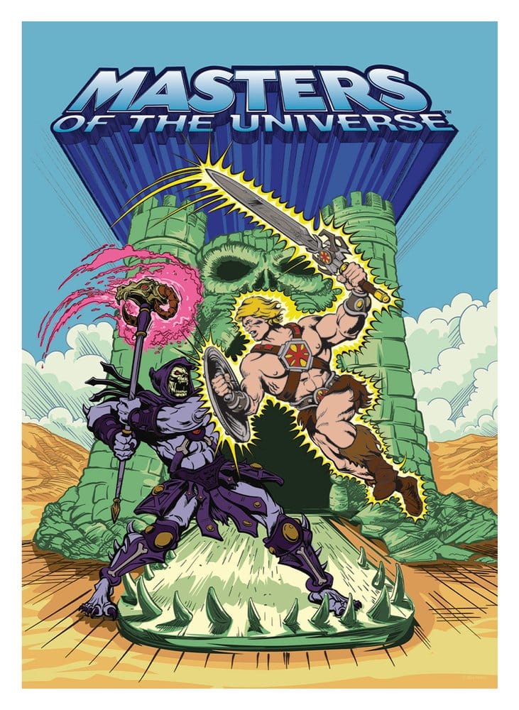 Masters of the Universe lithographie He-Man & Skeletor Limited Edition 42 x 30 cm