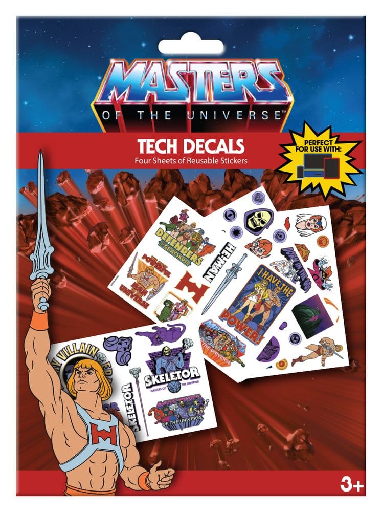 Masters of the Universe stickers tech