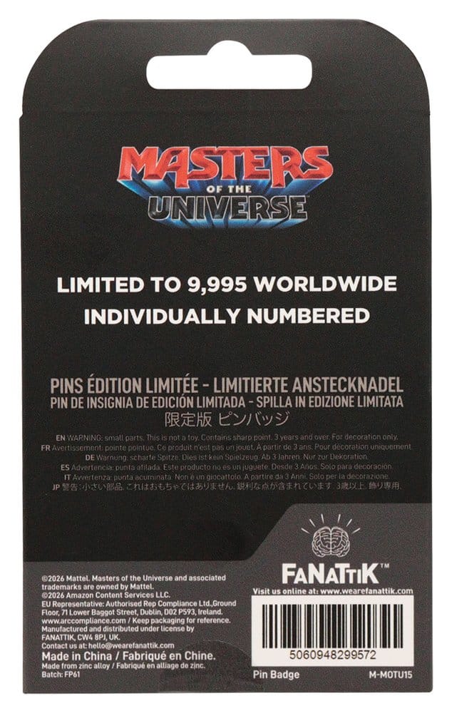 Masters of the Universe 2026 Pin He-Man Limited Edition