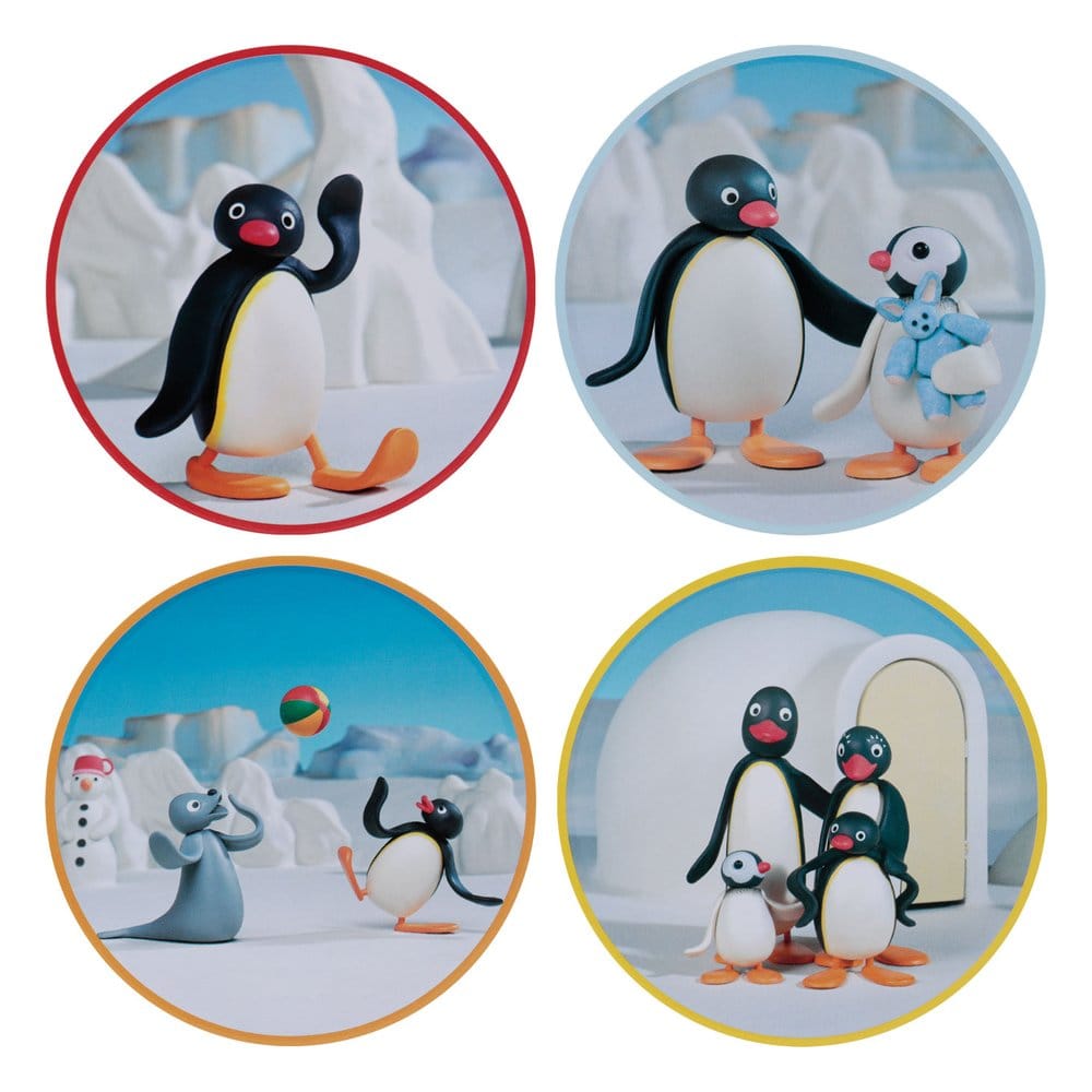 Pingu pack 4 sous-verres