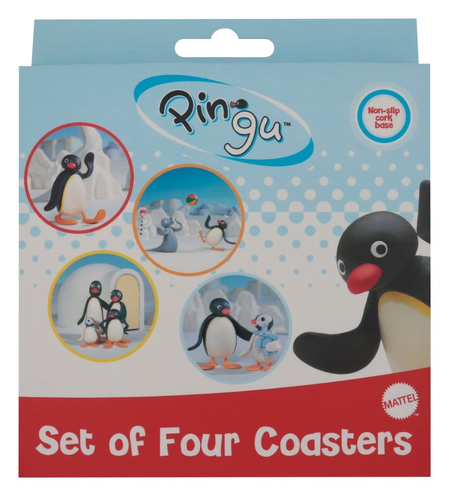 Pingu pack 4 sous-verres