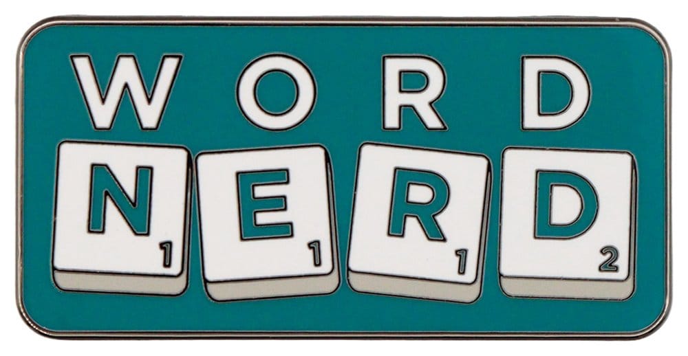 Scrabble Pin Word Nerd Limited Edition