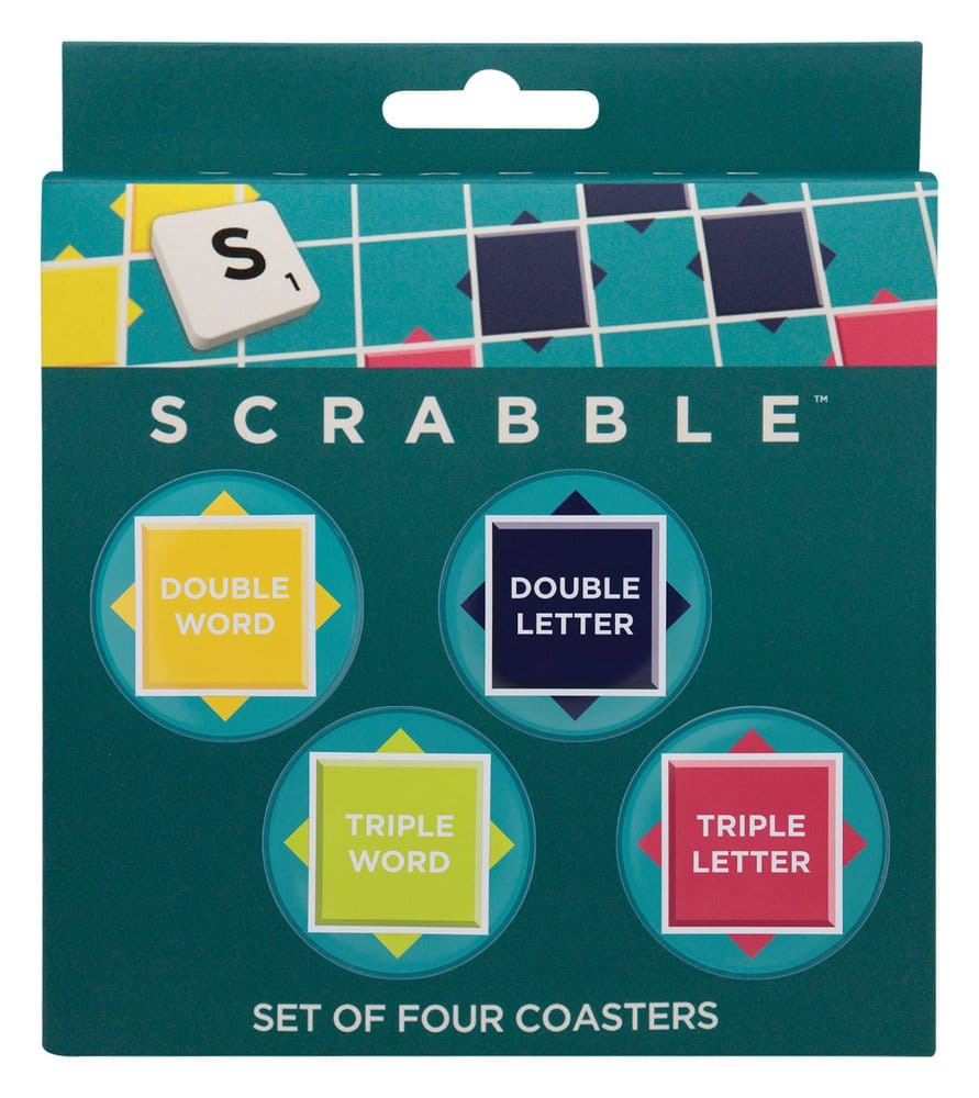 Scrabble pack 4 sous-verres