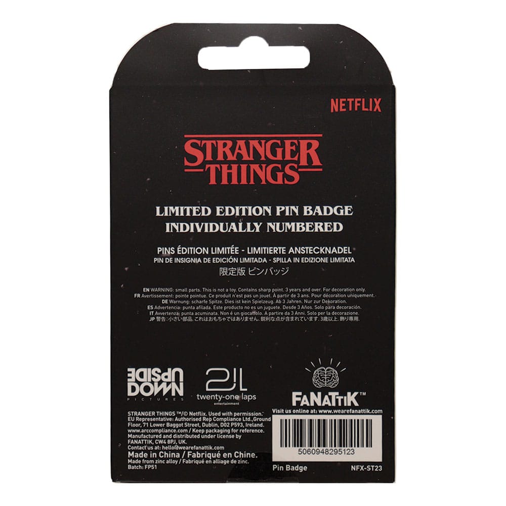 Stranger Things pin Castle Byers Limited Edition