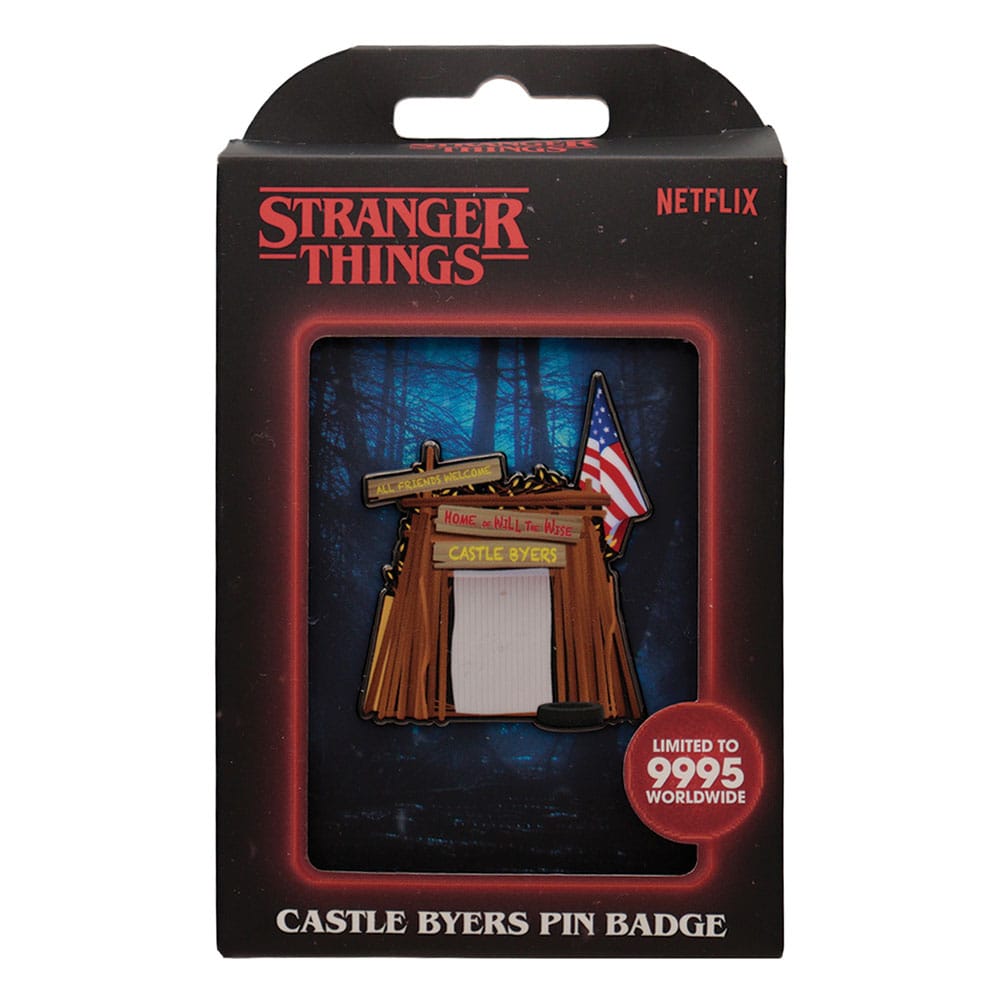Stranger Things pin Castle Byers Limited Edition