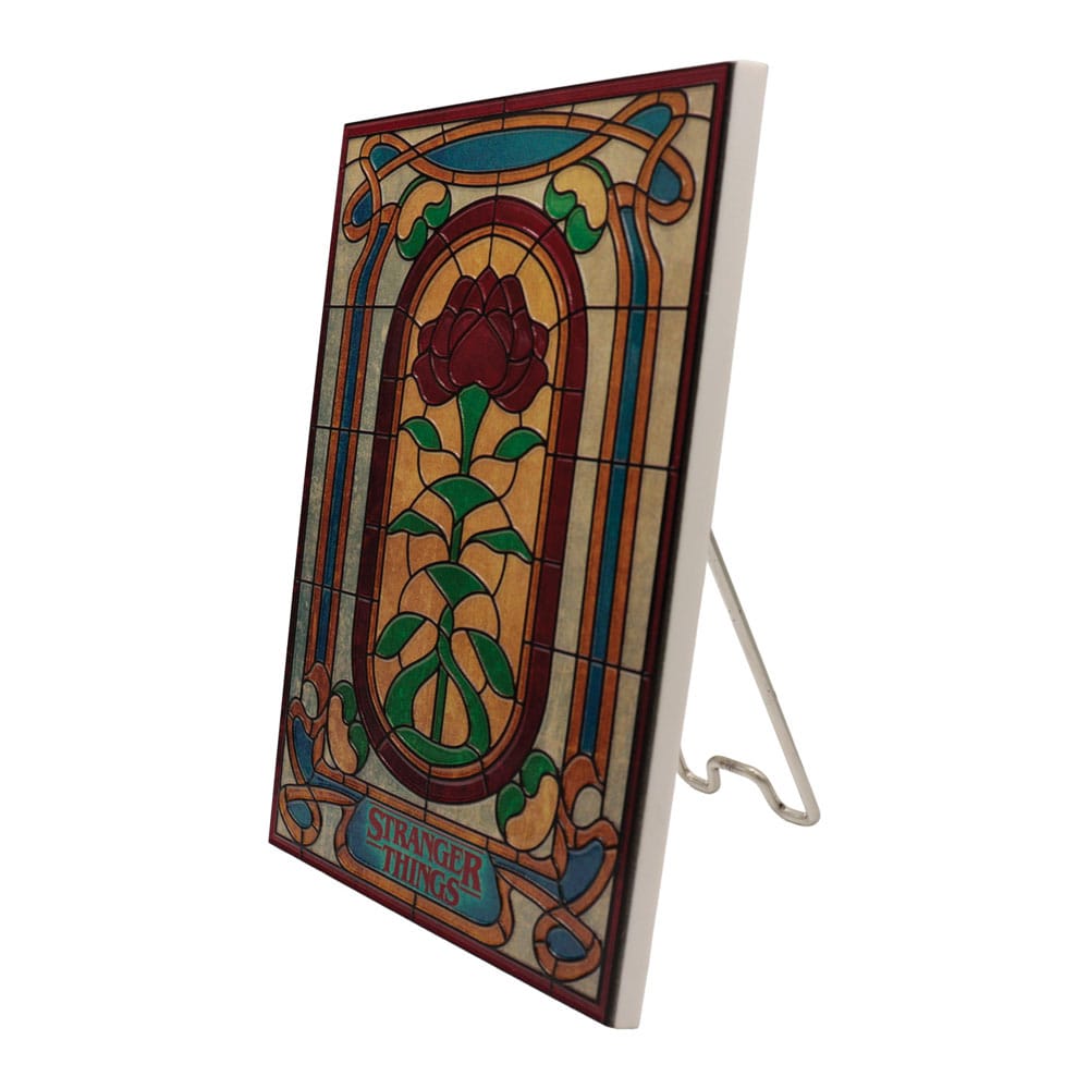 Stranger Things  panneau résine Creel House Stained Glass Window