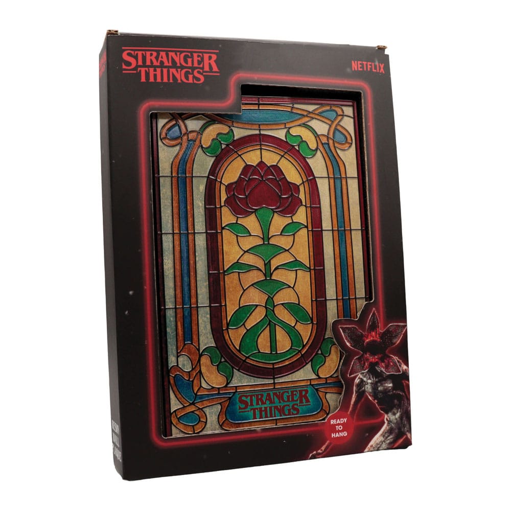 Stranger Things  panneau résine Creel House Stained Glass Window