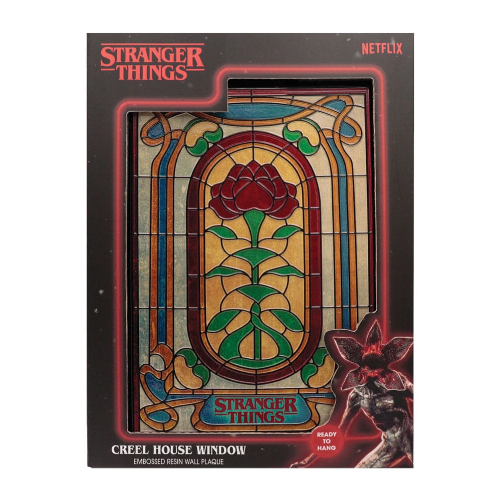 Stranger Things  panneau résine Creel House Stained Glass Window