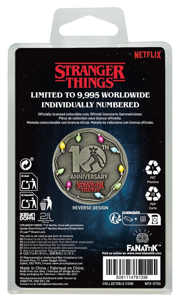 Stranger Things pièce de collection 10th Anniversary Eleven Limited Edition