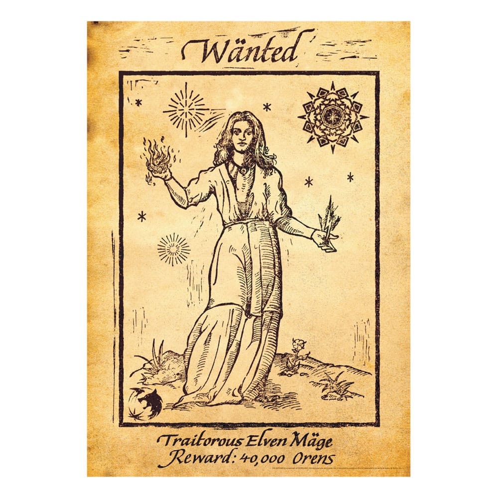 The Witcher lithographie Limited Edition 42 x 30 cm