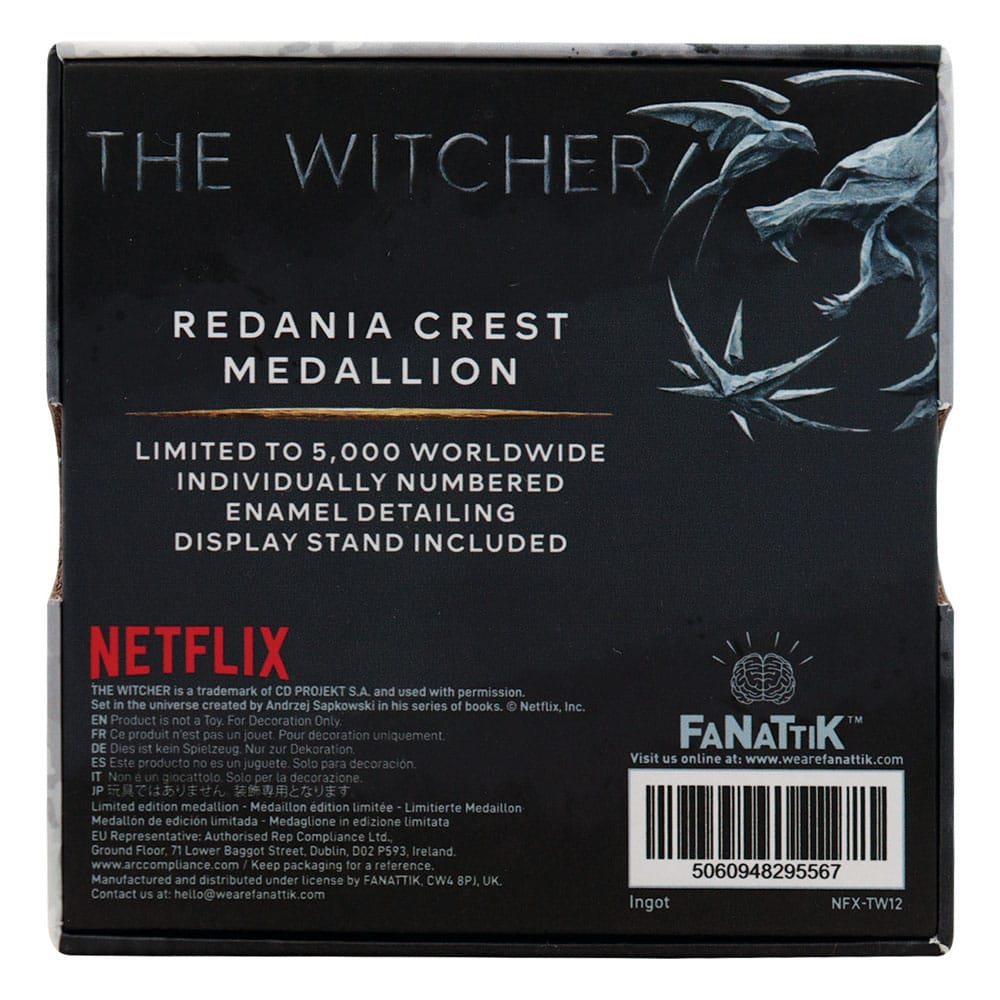 The Witcher médaillon Redania Crest Limited Edition