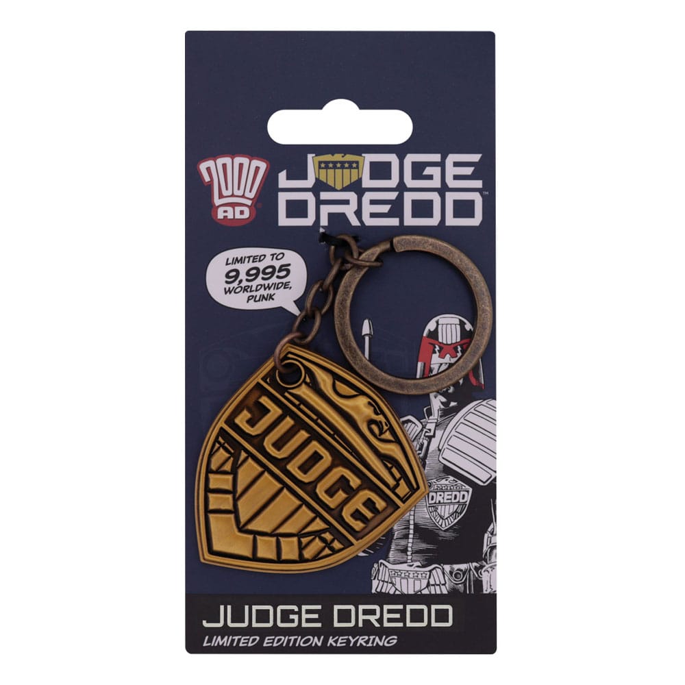 2000 AD porte-clés Judge Dredd Badge Limited Edition